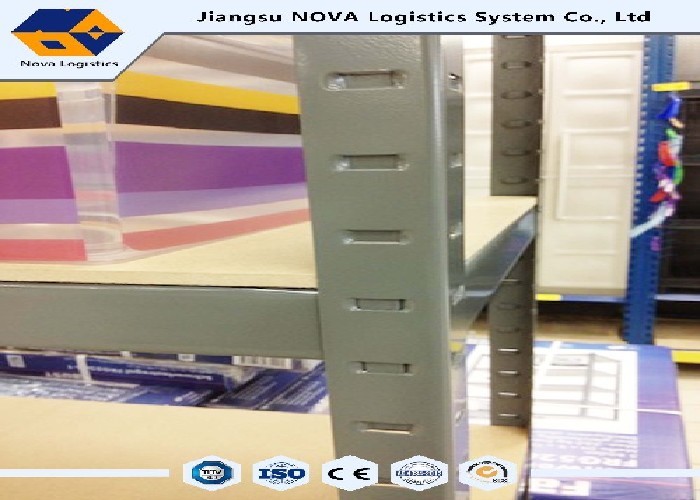 Steel Warehouse Light Duty Storage Rack , Industrial Racking Systems Adjustable