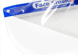 China Impact Resistance Protective 330*220mm Anti - Fog Face Shield wholesale