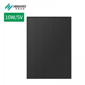 China Highfly EU Warehouse Hot Sale 10W/5V Solar Panel Solar Panel Price Is Black Type For Solar Panels System wholesale