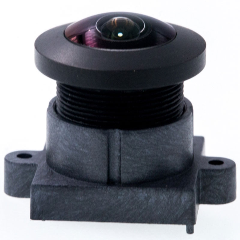 Factory provide fisheye cctv lens F2.8 8mp 225Deg 1.0mm M12 Super Wide Angle 8MP Fisheye camera lens