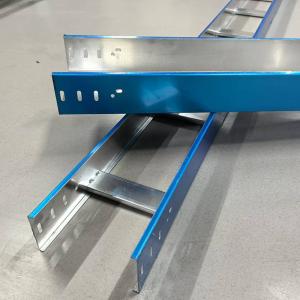 China Electrical Wiring Metal Wall Mounted Cable Tray 100mm High Durability Galvanized Finish wholesale