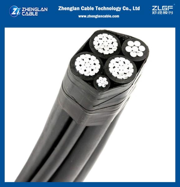 AL/XLPE Insulation Low Voltage Aerial Bundle Conductor ABC Cable 3x25 54.6 16mm2