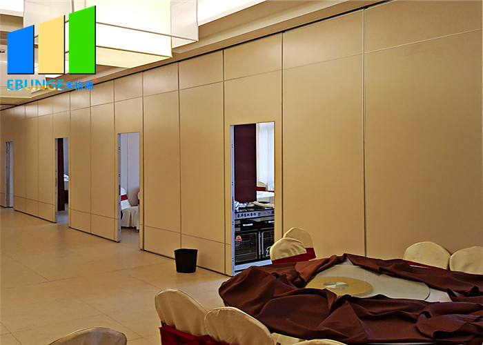 Customized Aluminum Melamine Folding Removable Partition Walls For Hotel
