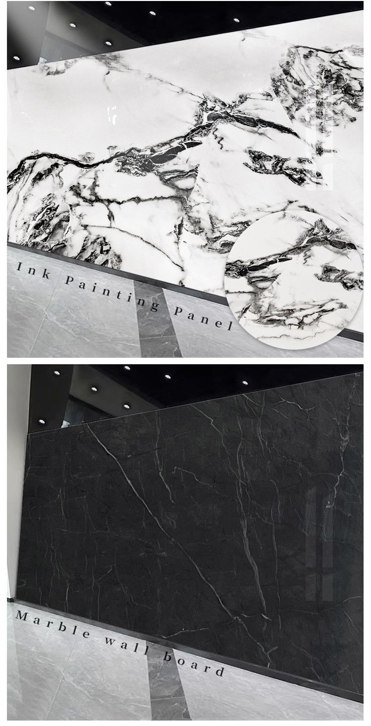 Waterproof And Easy To Install Marble Wood Veneer Panels Interior Decorative Wall Panels New Products Marble Wall Panels