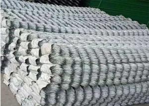 China 1.5 Inch Wire Mesh Rolls Cyclone 8 Foot Tall Chain Link Fence 40*40mm on sale