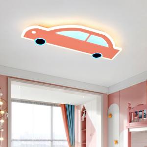 China Cartoon LED Eye Protection Car Modeling Ceiling Light Stepless Dimming RGB Children'S Bedroom Light wholesale
