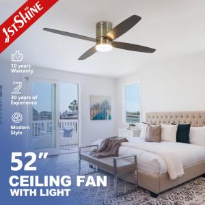 China 1stshine Antique Brass Color LED Ceiling Fan with Remote Vintage Style and Natural Wind wholesale