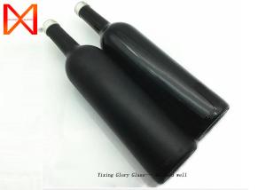 China Empty Coloured Wine Bottles Reusable Round Square Shaped SGS Food Grade wholesale