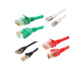 Speed Ethernet Patch Cords UL Certified Cat6a Bare Copper 24AWG*2*4P 7/0.20mm