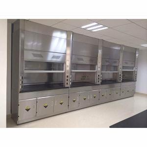 China Ce Laboratory Ducted Laminar Flow Fume Hood Low Turbulence For School Chemistry Lab wholesale