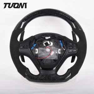 China Alcantara Led Forged Carbon Fiber Bmw F20 Steering Wheel Flat Bottom wholesale