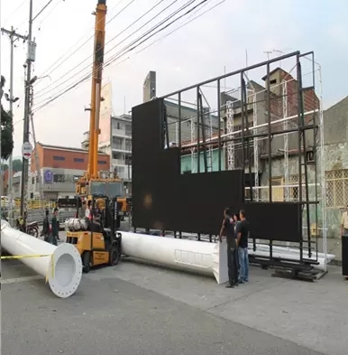 P8 Outdoor Fixed Installation Billboard Digital Full Color LED Display Screen