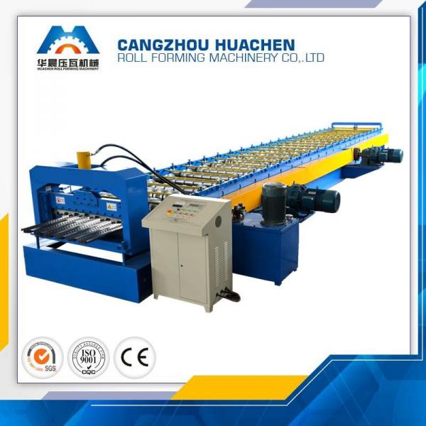 Quality Metal Floor Deck Roll Forming Machine Capacity 8-10m/Min , 12 Month Warranty for sale