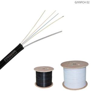 China Outdoor GJYXFCH/GJYXCH FTTH cable Self-Supporting Drop Cable lszh Internet telecommunications black wire wholesale