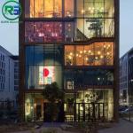 Golden And Black Aluminum Honeycomb Panel Suspended Thickness 20MM