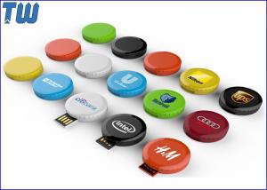 China Tiny Twister Round 64GB Flash Drives Customized Branding USB Device wholesale