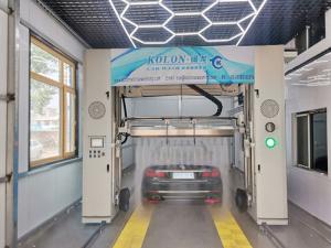 China Efficiency Stainless Steel Rollover Car Wash Machine With Hot Air Blower Drying Method High Pressure Wash wholesale