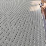 3MM Studded Rubber Flooring Waterproof No Smell Anti Slip