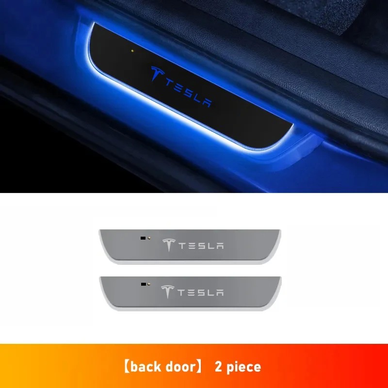 Tesla Smart Entry Glow Kit with Magnetic Wireless Activation Tesla-Specific Engineering and Scratch Resistant Surface
