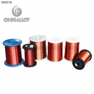 China 0.3mm - 1.2mm Insulated Resistance Wire Enameling Insulation For Train Tracks wholesale