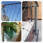 High Tensile Ferrule Style Stainless Steel Cable Mesh for staircase safety