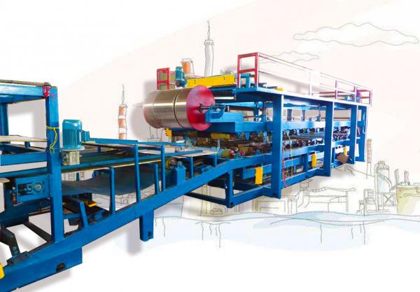 Quality Automatic Eps Sandwich Panel Production Line With 6 Rows 3KW for sale