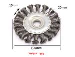 Parallel Stainless Steel Wire Wheel Grinding Brush Angle Grinder Root Carving
