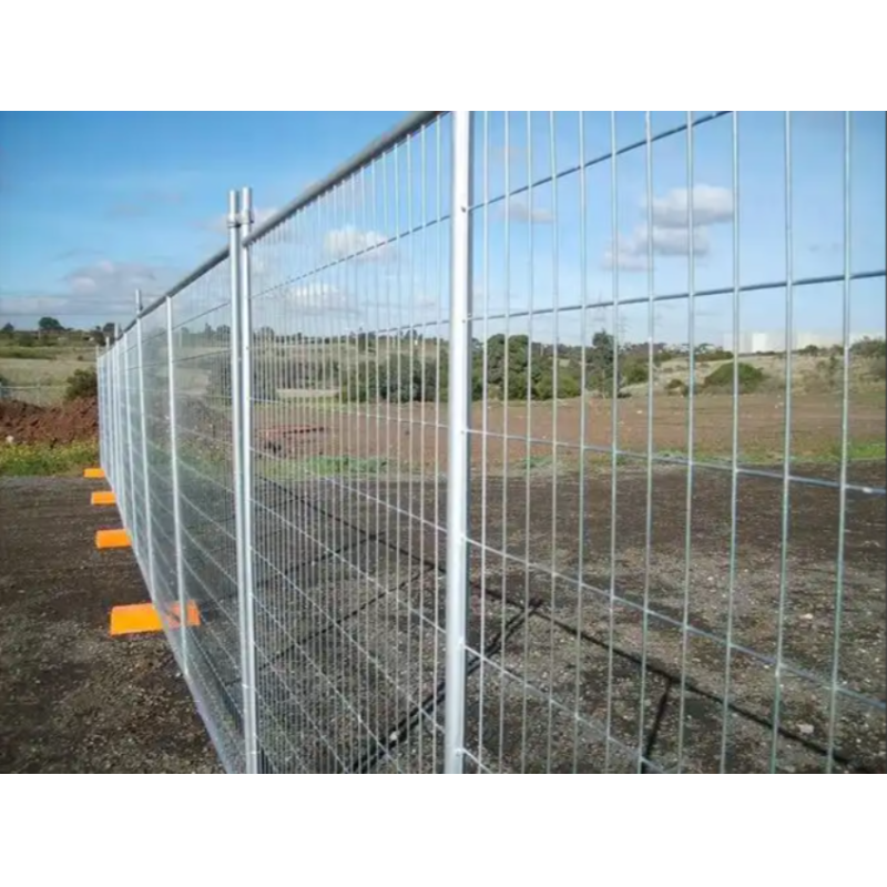 Depot Optimized Temporary Perimeter Fencing Stackable Ballast Rapid Deploy System