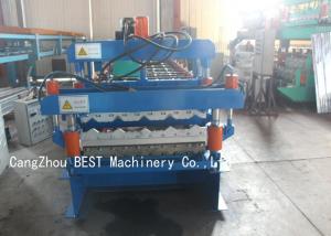 China Galvanized Corrugated Colored Steel Wall Roof Panel Forming Machine 8-12m/Min Speed wholesale