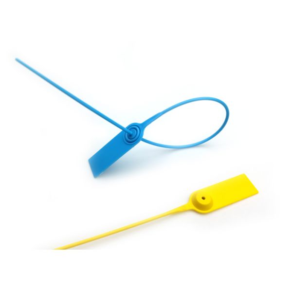 US-PS350C 350 mm Length Plastic Security Seal with 202N Tensile Strength and PP Stainless Steel Material for Bank Cargo Truck