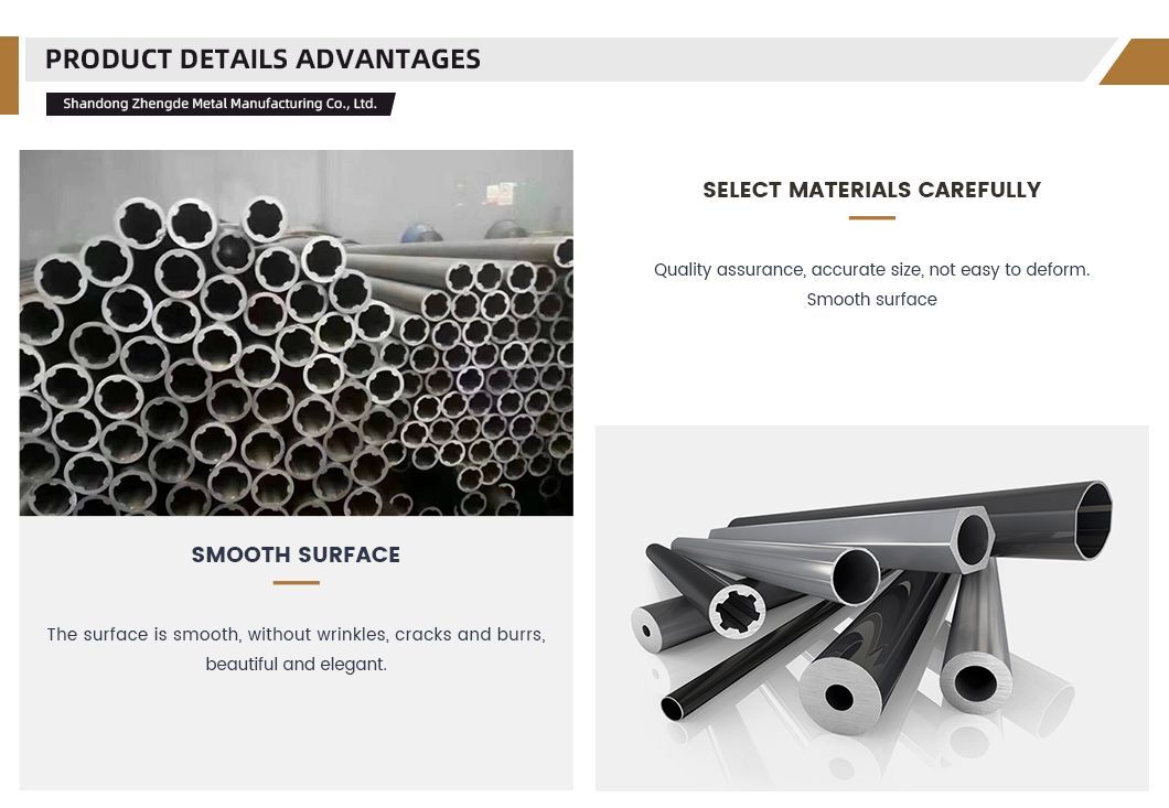 Factory Sales Shaped Tube Seamless Carbon Stainless Pipe Special Shaped Steel Pipe