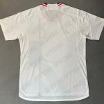 Tear Resistant 100% Polyester White Fan Soccer Jersey Plain White Football Shirt