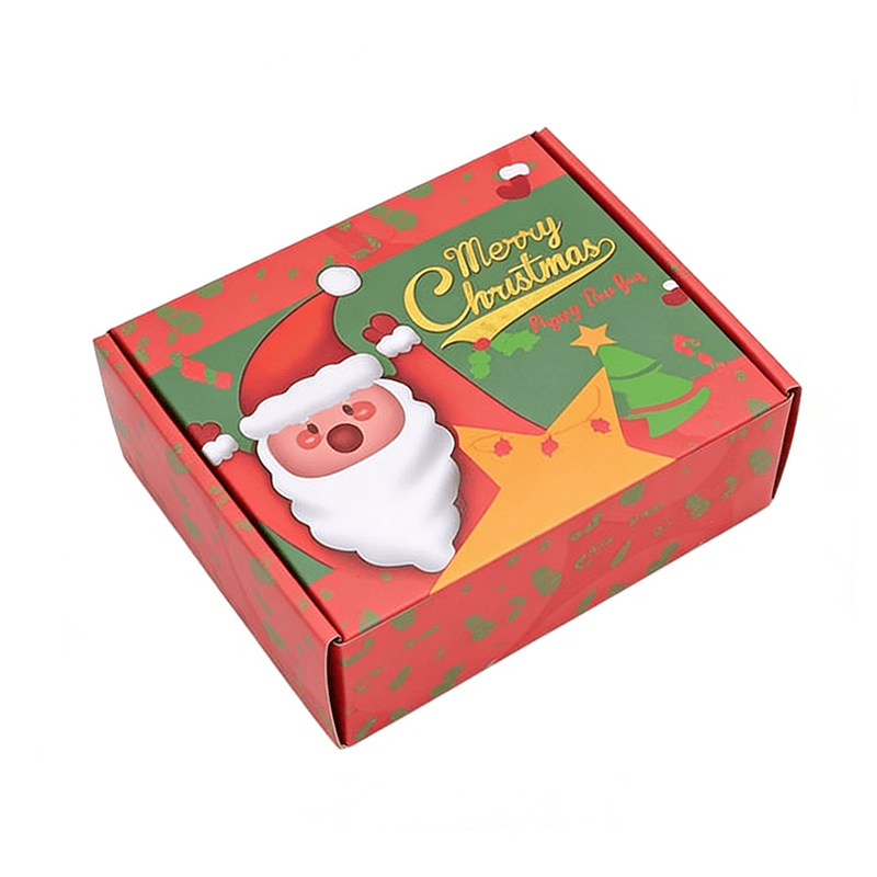 Custom Printed Shipping Box Christmas Boxes Gift for Clothing Electronic Gift Present Packaging