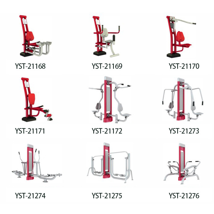 Galvanized Steel Outdoor Workout Equipment Garden Fitness Equipment