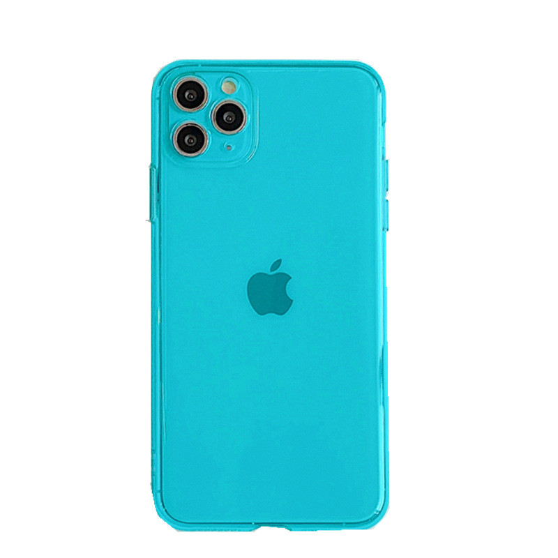 Tpu Florescent Shockproof Mobile Phone Covers For Iphone 6 7 8 X 11 12 Pro Max