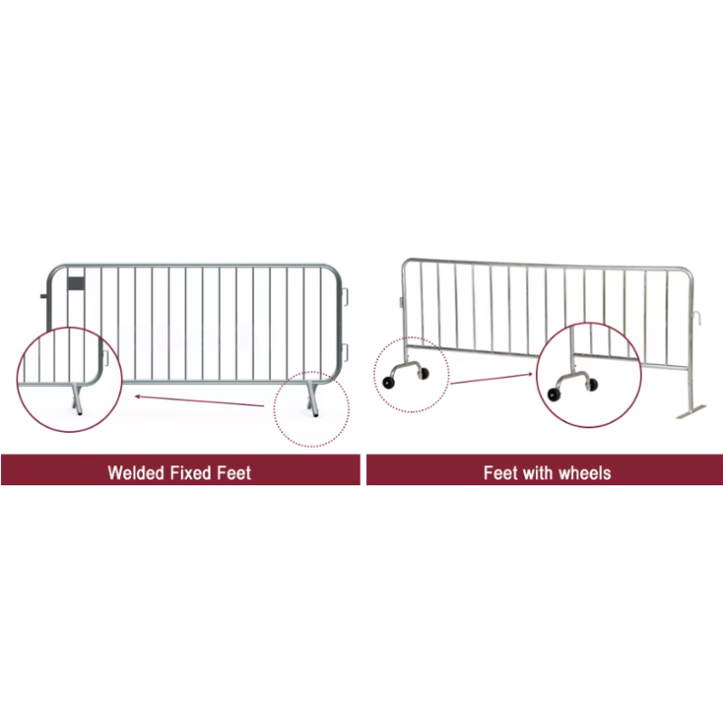 Temporary Fence Metal Crowd Barriers For Secure Boundary 4*8ft