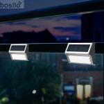 Warm Light 3000K Solar Wall Lamps Versatile Outdoor Solar Lamps 8-10 Hours