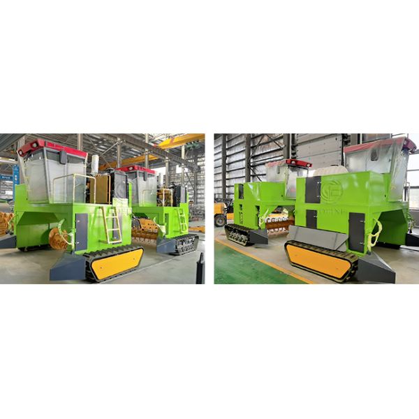 Powder Fertilizer Processing Machine - Front View