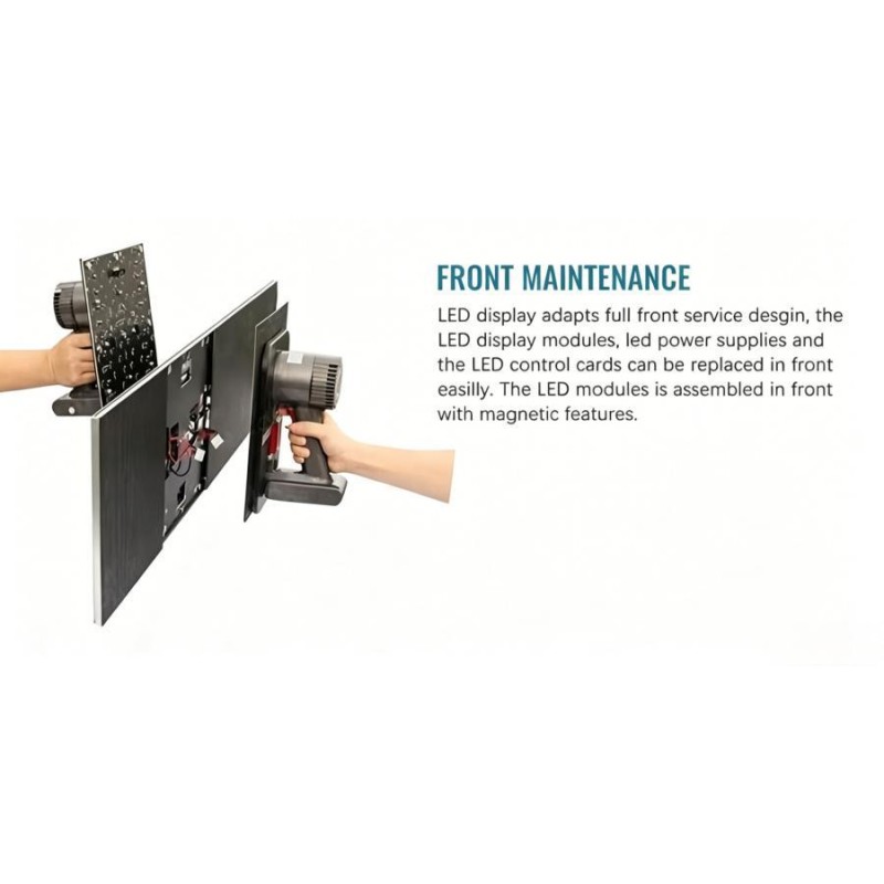 500×500mm Double-Sided LED Display