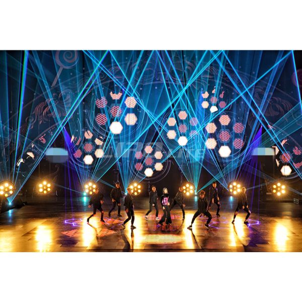 Halogen Retro Effect Light Stage LED Strobe Background Light DMX For Concert Wedding TV Event
