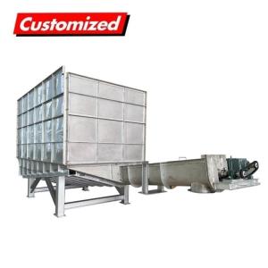 China Stainless Steel Vertical Flexible Auger Conveyor Heat Resistant With Hopper wholesale
