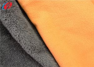 China Soft Shell Fabric TPU Coated Fabric Polar Fleece Bonded With Velboa Plush Fabric wholesale