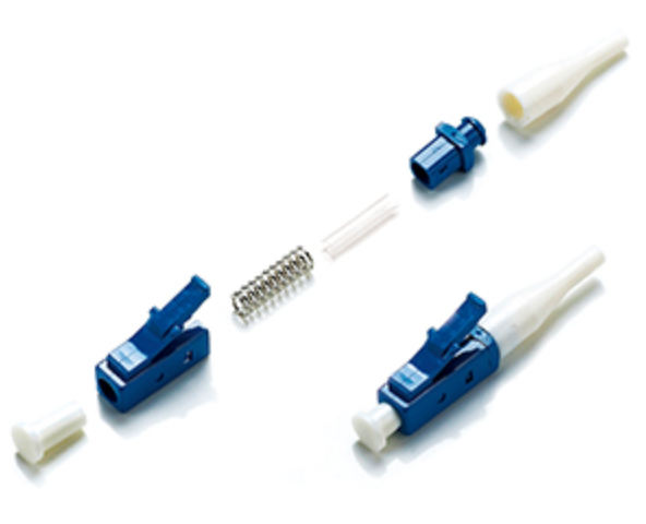 LC/UPC Fiber Connector Housing Single Mode Simplex For 2.0 3.0 Fiber Patch Cables