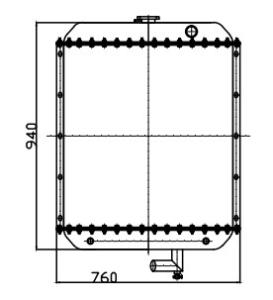 China PC270-7 PC220LL-7 PC290-7 Excavator Radiator 206-03-72110 206-03-72111 wholesale