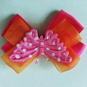 China Butterfly Toddler Girl Hair Accessories Multi Layer Use On Different Occasions wholesale