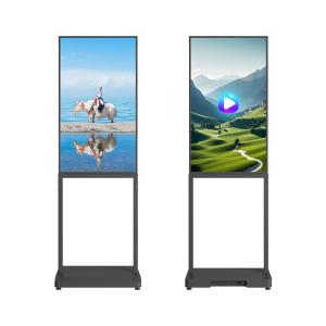 China 43 Inch Super Thin Hollow Bottom 700 Nits Brightness Wifi Digital Signage wholesale