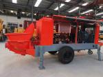 Electric Concrete Pumping Equipment , 6200kg Mini Concrete Pump Machine