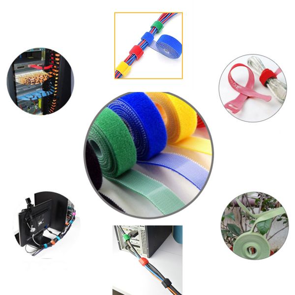 Factory with high quality Double side Nylon fabric tape roll back to back hook and loop