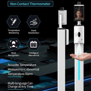 China 1000ml touchless hand sanitizer dispenser WIFI Temperature Kiosk wholesale