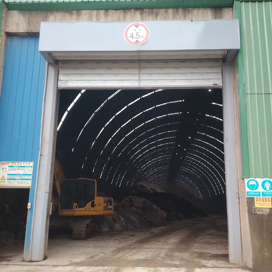 High-Speed Spiral Door Solution Distribution Warehouses Sorting Centers Access System